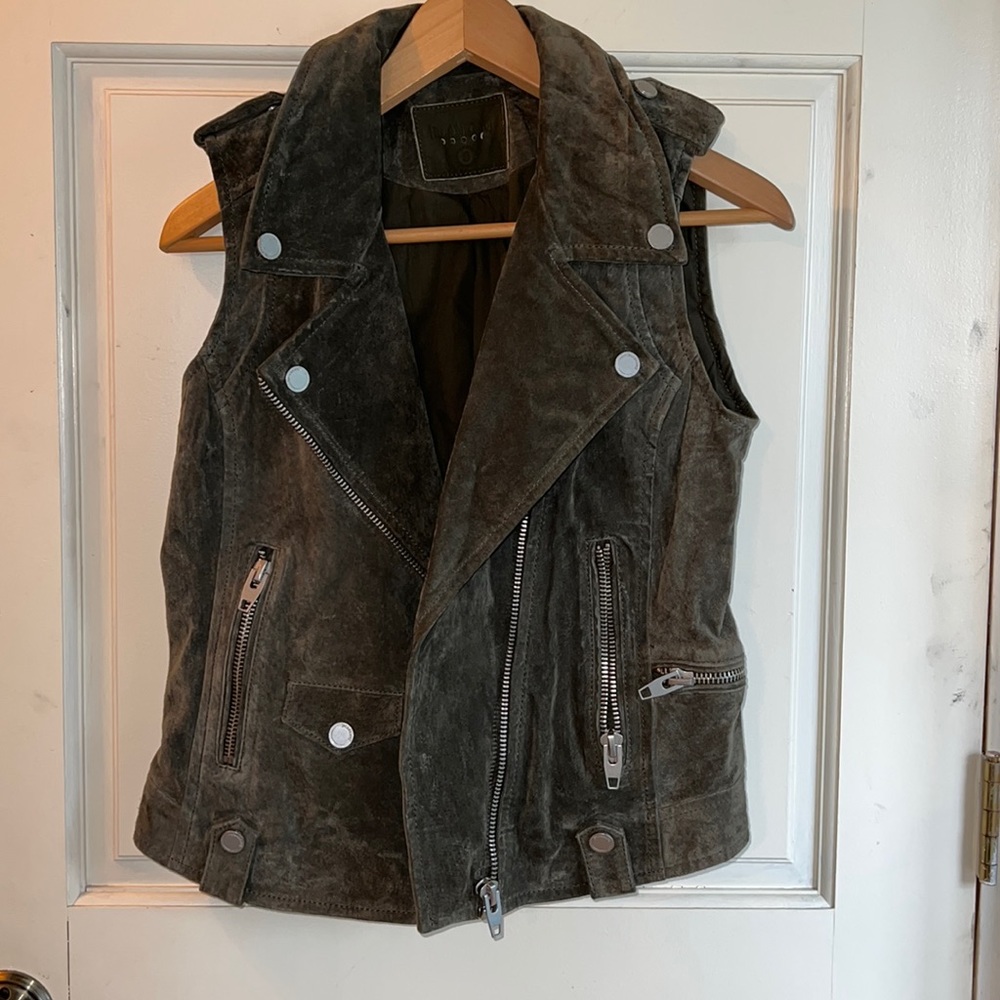 Leather vest